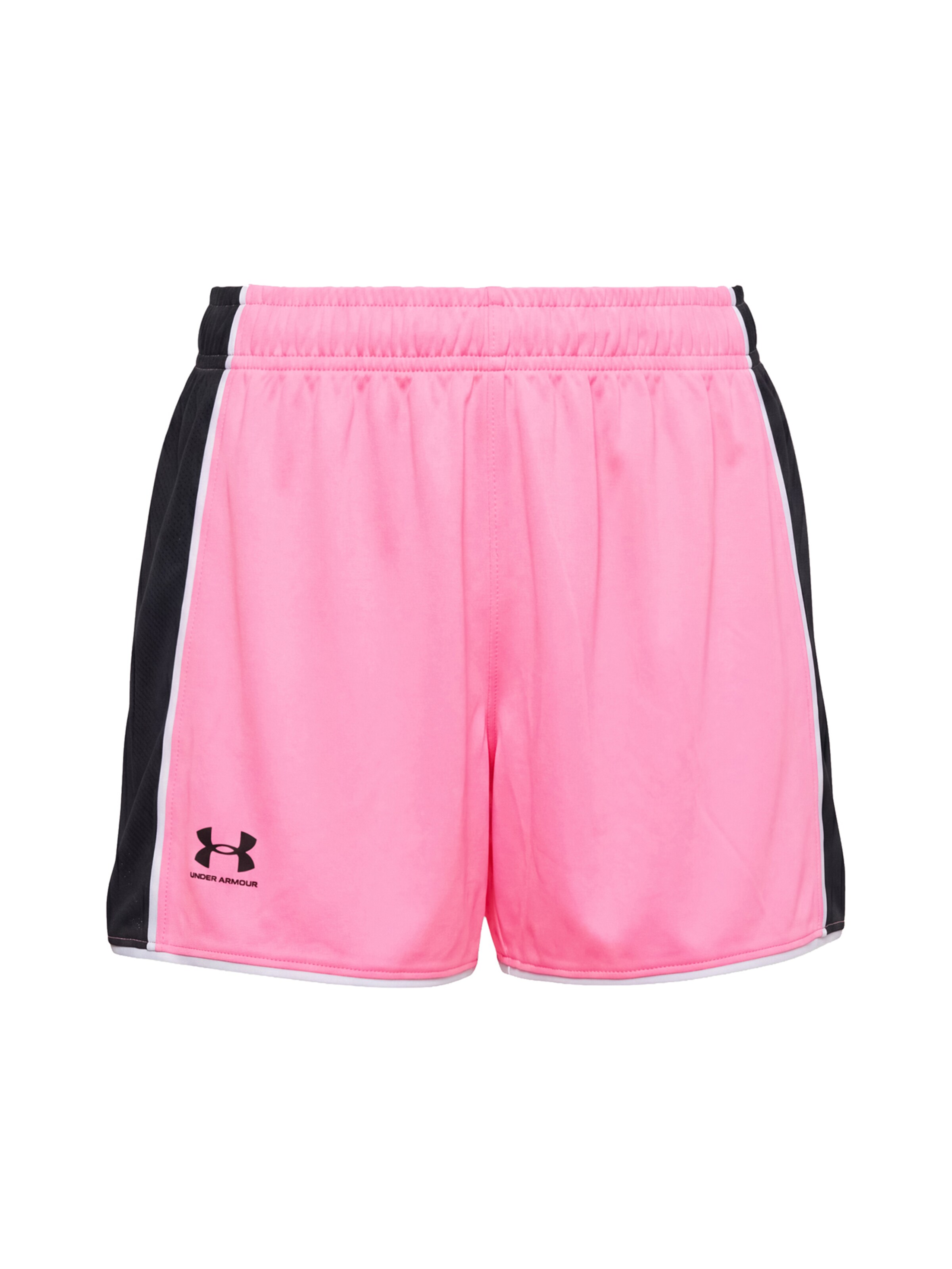 UNDER ARMOUR Спортивные штаны 'Challenger' в Ярко-розовый: спереди