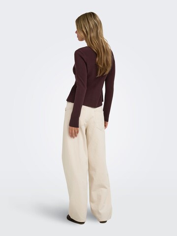 ONLY Strickjacke in Lila