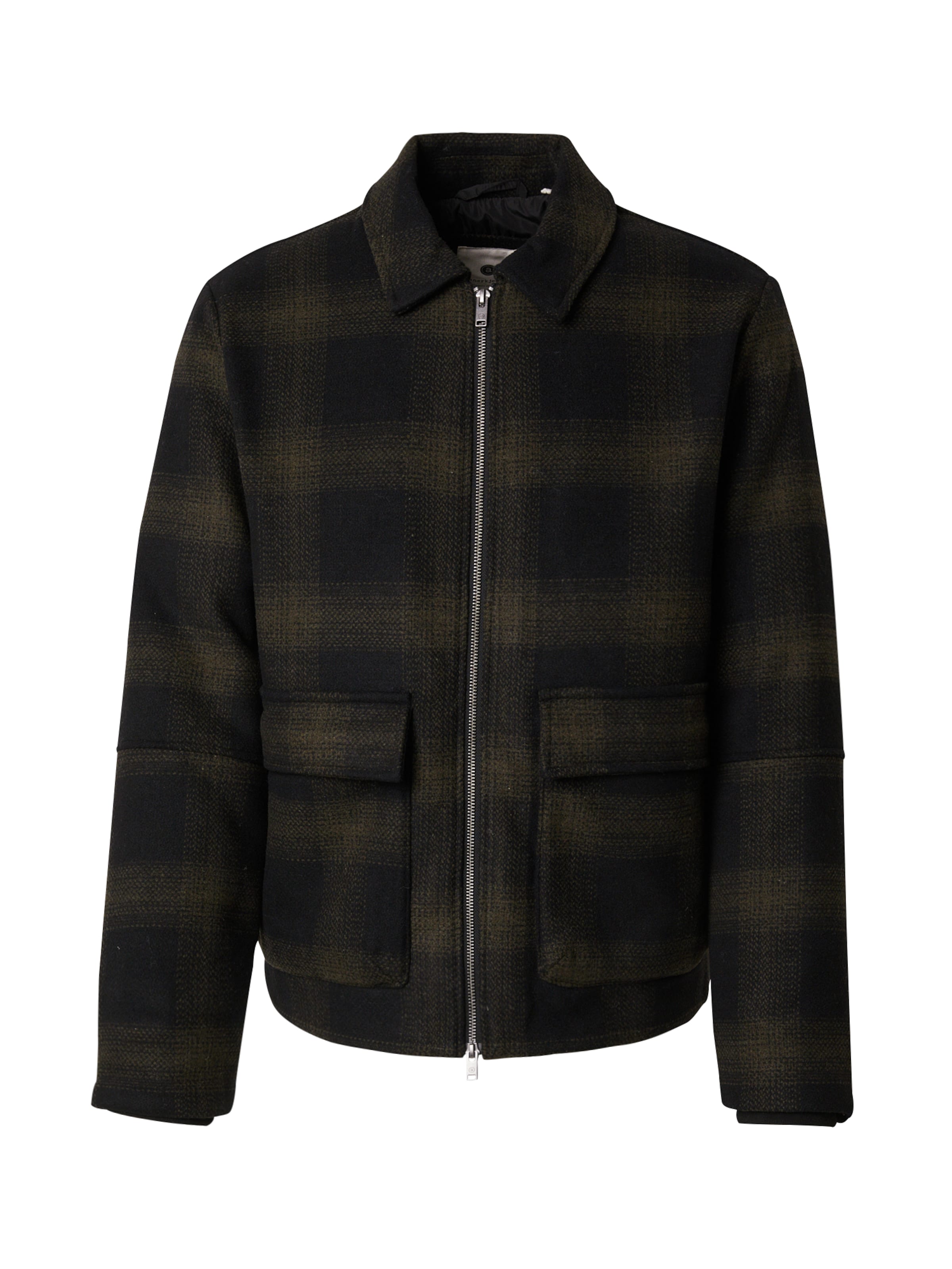 anerkjendt Φθινοπωρινό και ανοιξιάτικο μπουφάν 'BRUCE' σε μαύρο: μπροστά