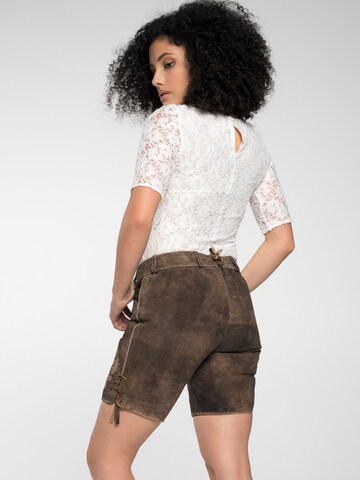 SPIETH & WENSKY Regular Traditional pants in Brown