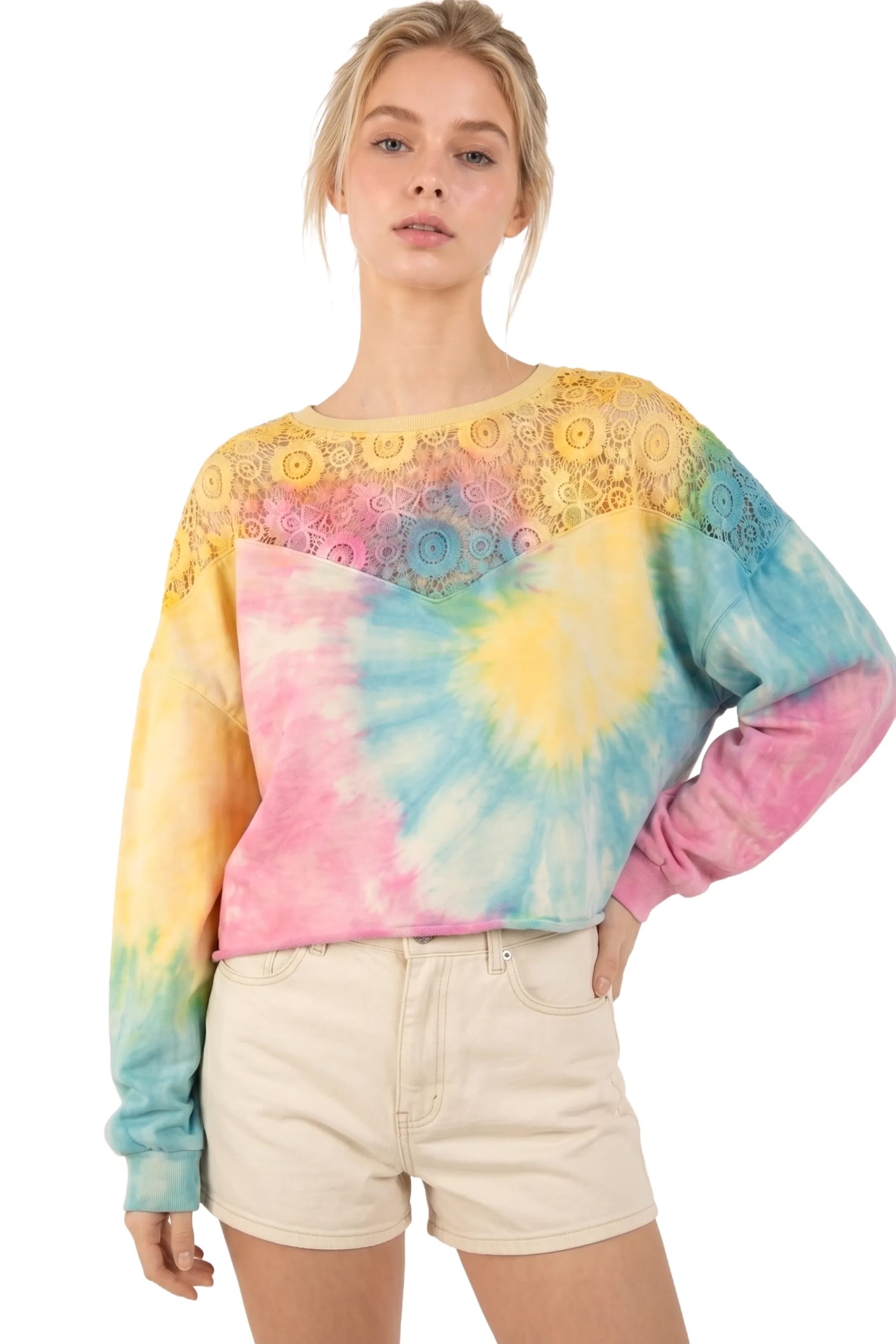 Alexa Dash Sweatshirt in Mischfarben: Vorderseite