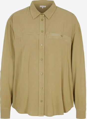 TOM TAILOR Blouse in Groen: voorkant