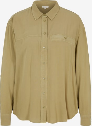 TOM TAILOR Blouse in Green: front