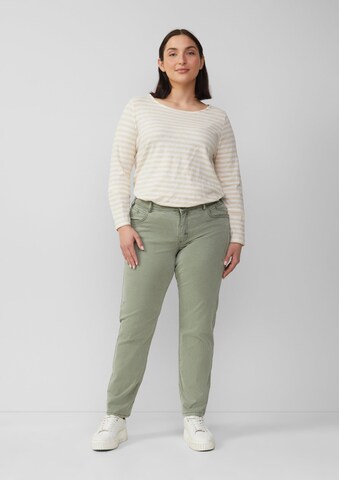 s.Oliver Tapered Broek in Groen