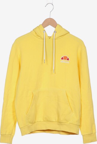 ELLESSE Sweatshirt & Zip-Up Hoodie in M in Yellow: front