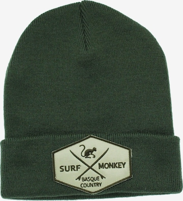 Surf Monkey - Gorra en verde: frente