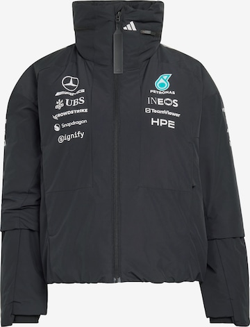 juoda ADIDAS PERFORMANCE Sportinė striukė 'Mercedes AMG Petronas Formula 1 Team': priekis