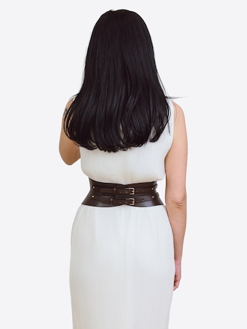 Haute Cuir Belt 'Rounded Hourglass Corset Belt' in Brown