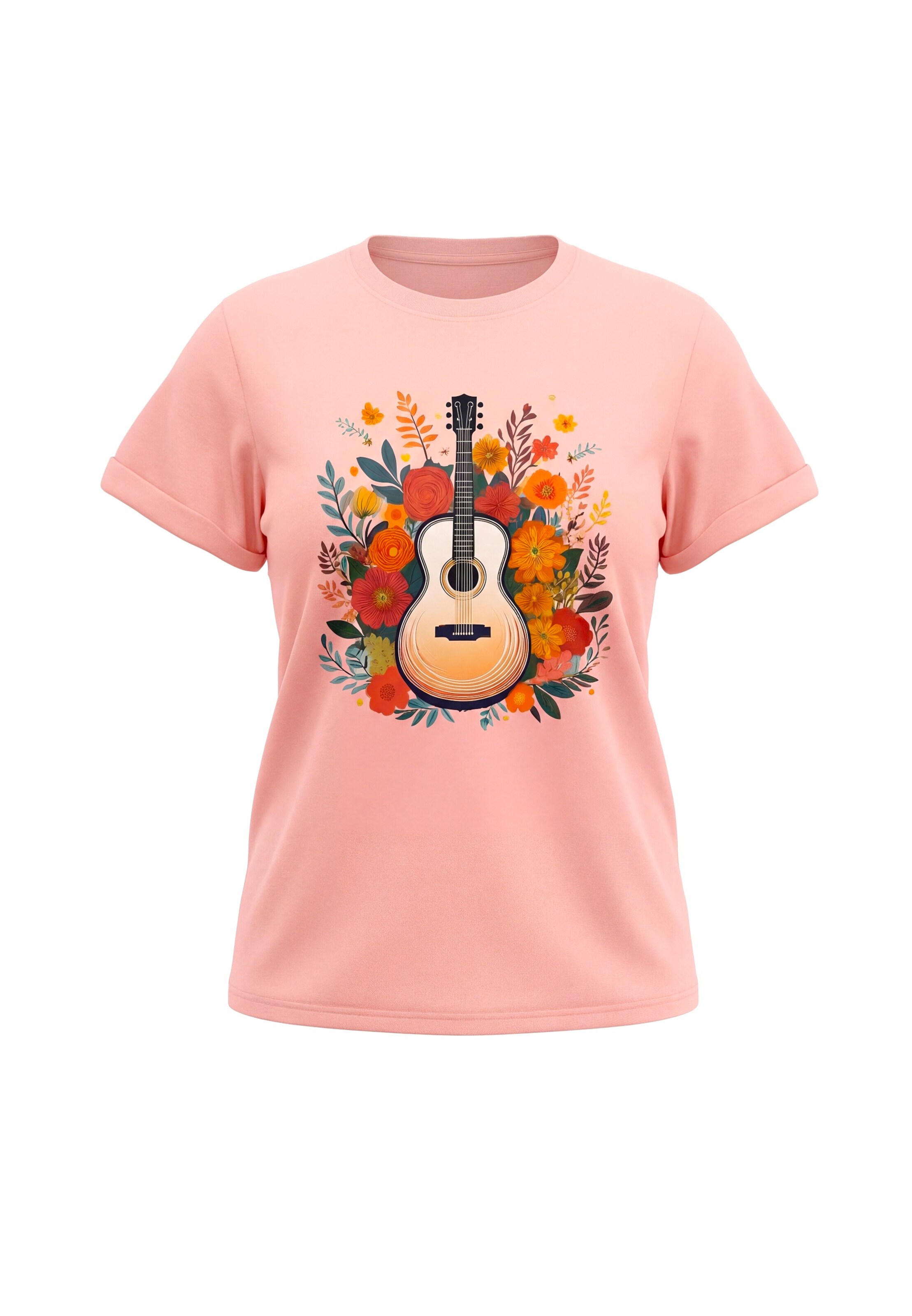 IZIA - Camiseta en rosa: frente