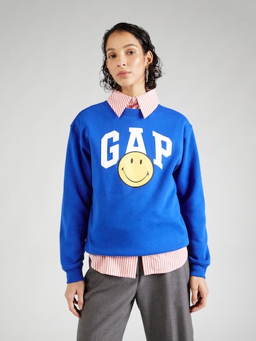 GAP Sweatshirt in Blue: front