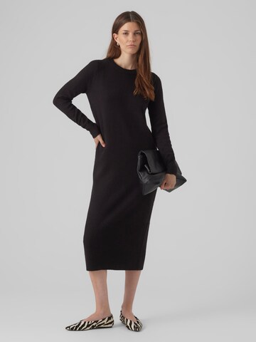 Robes en maille 'Plaza' VERO MODA en noir