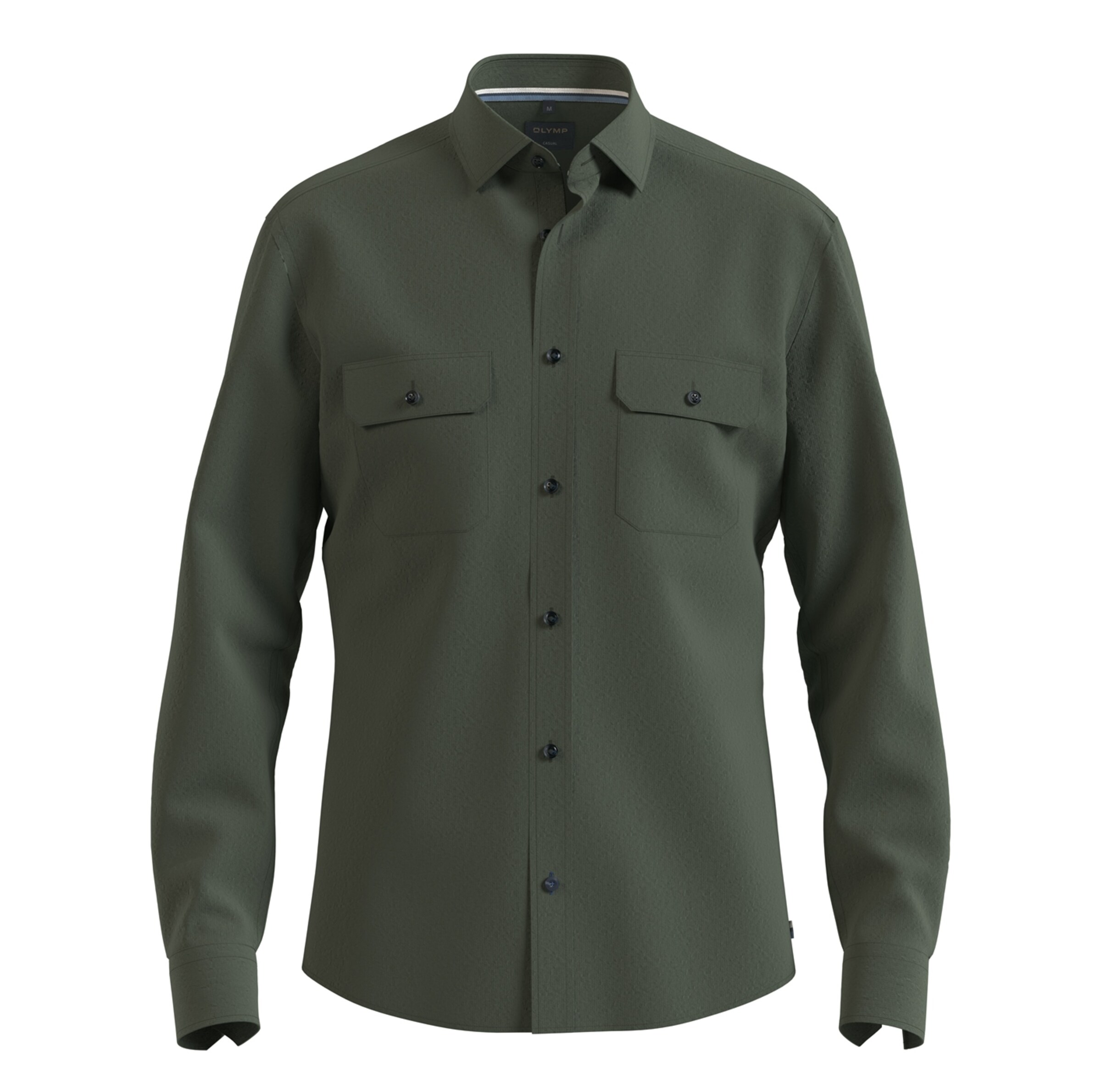 OLYMP Regular fit Button Up Shirt in Green: front