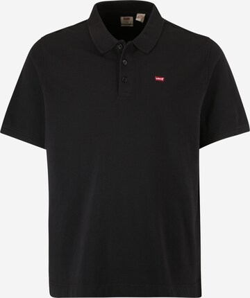 Levi's® Big & Tall - Camisa 'Big Levi's HM Polo' em preto: frente