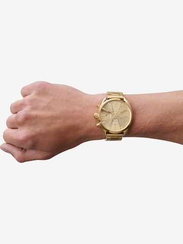 DIESEL Analog Watch in Gold: front