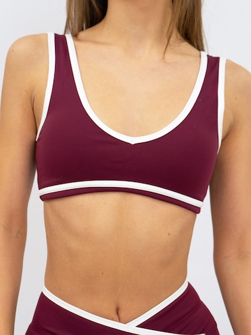 Bustino Reggiseno sportivo 'FUSE' di DRILLS Apparel in rosso