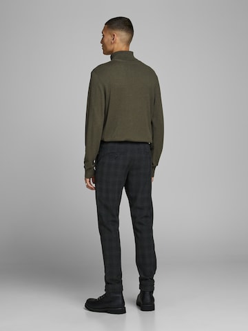 JACK & JONES Sweter 'Emil' w kolorze zielony