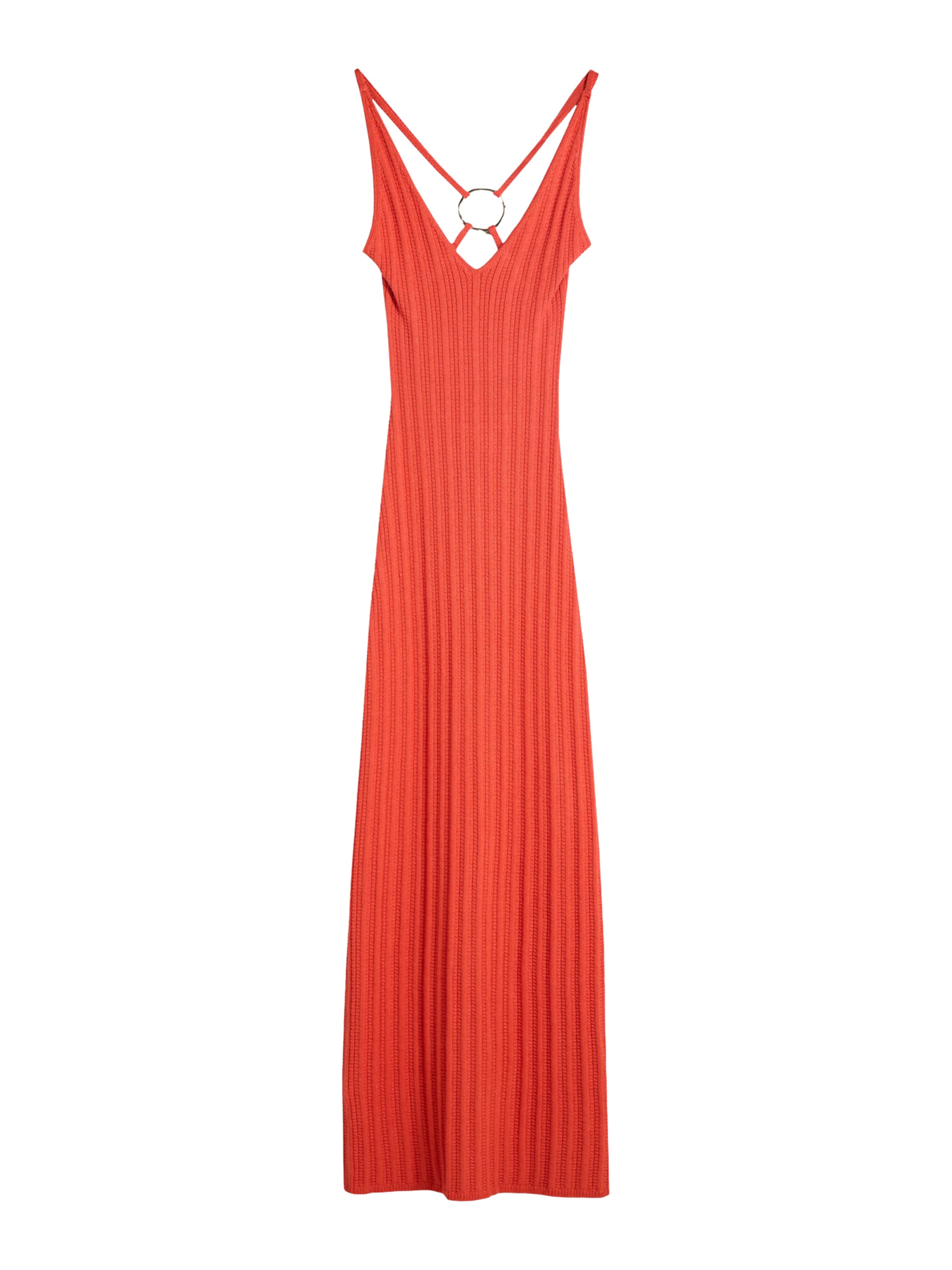 Abito in maglia di Bershka in rosso: frontale