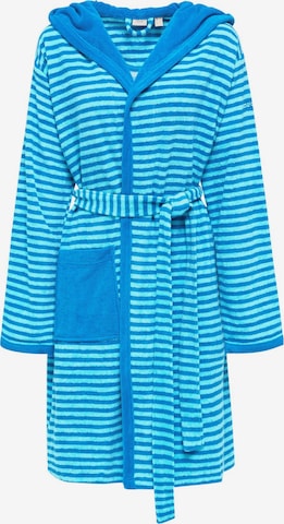 ESPRIT Short Bathrobe in Blue: front