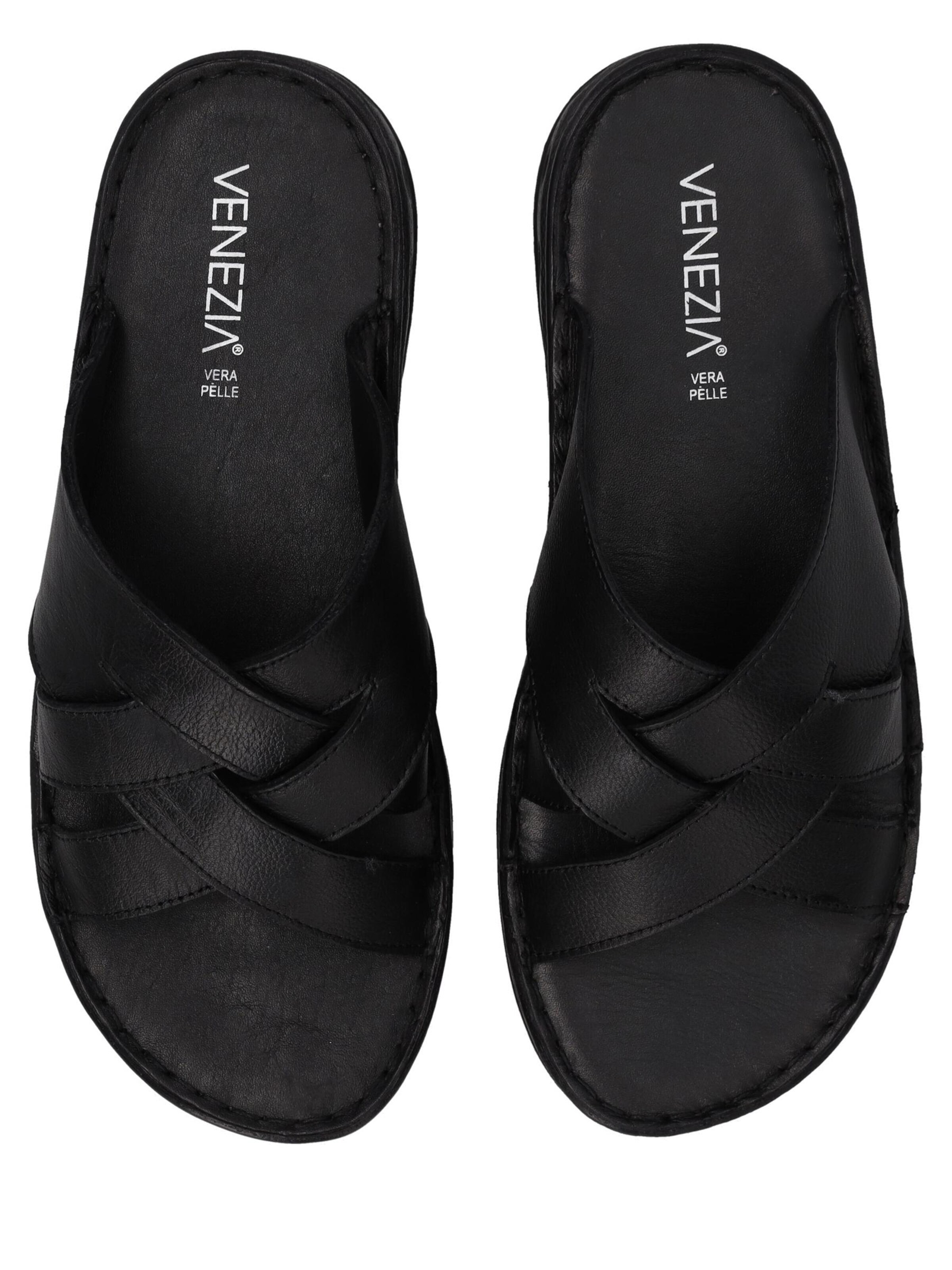 VENEZIA Pantolette‌ in Schwarz