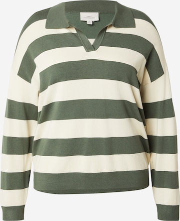 žalia ONLY Carmakoma Megztinis 'CARMEDDIE': priekis