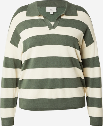 ONLY Carmakoma Pulover 'CARMEDDIE' u bež / zelena, Pregled proizvoda