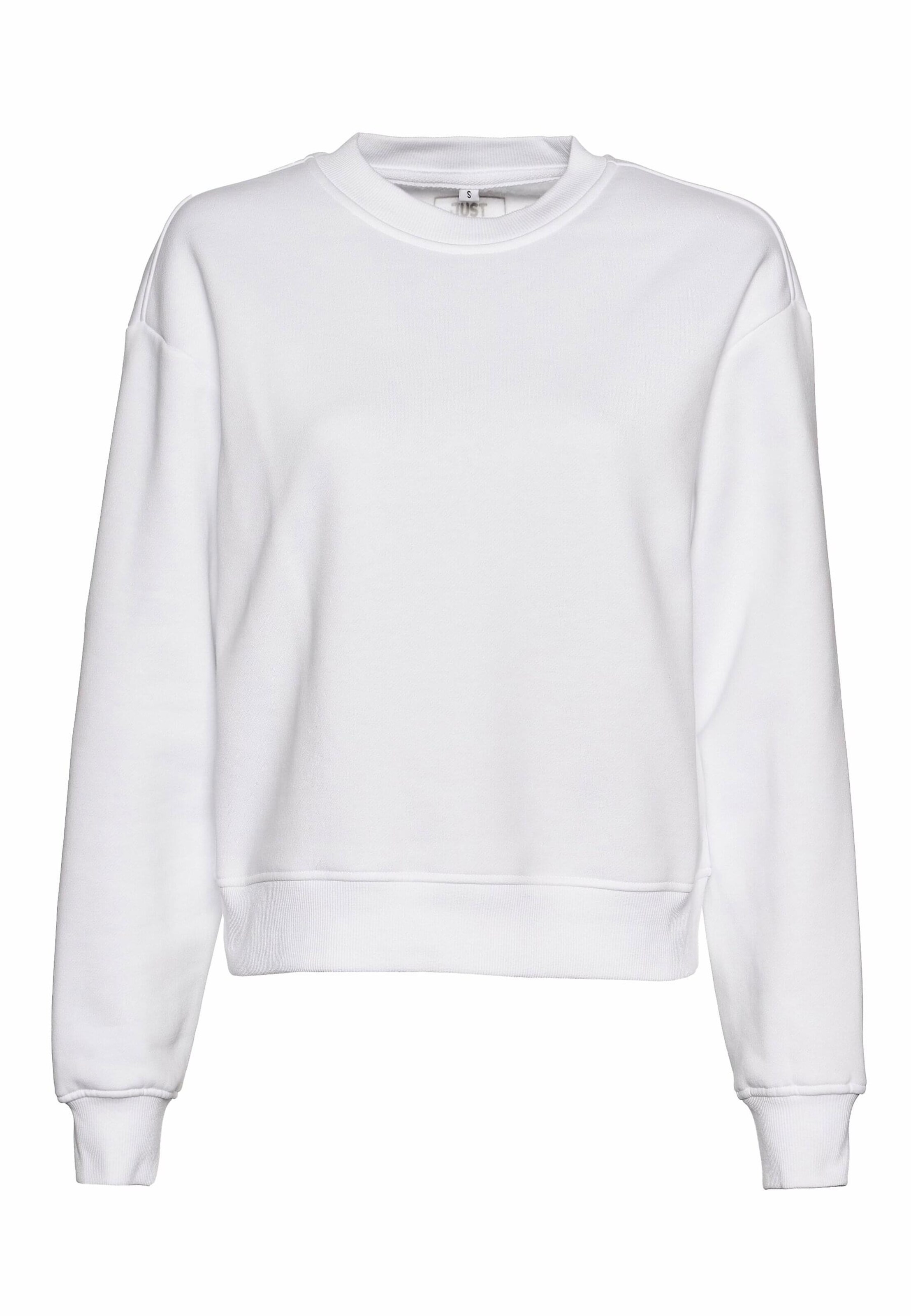Just Rhyse Sweatshirt 'Wavy Palms' in White: front