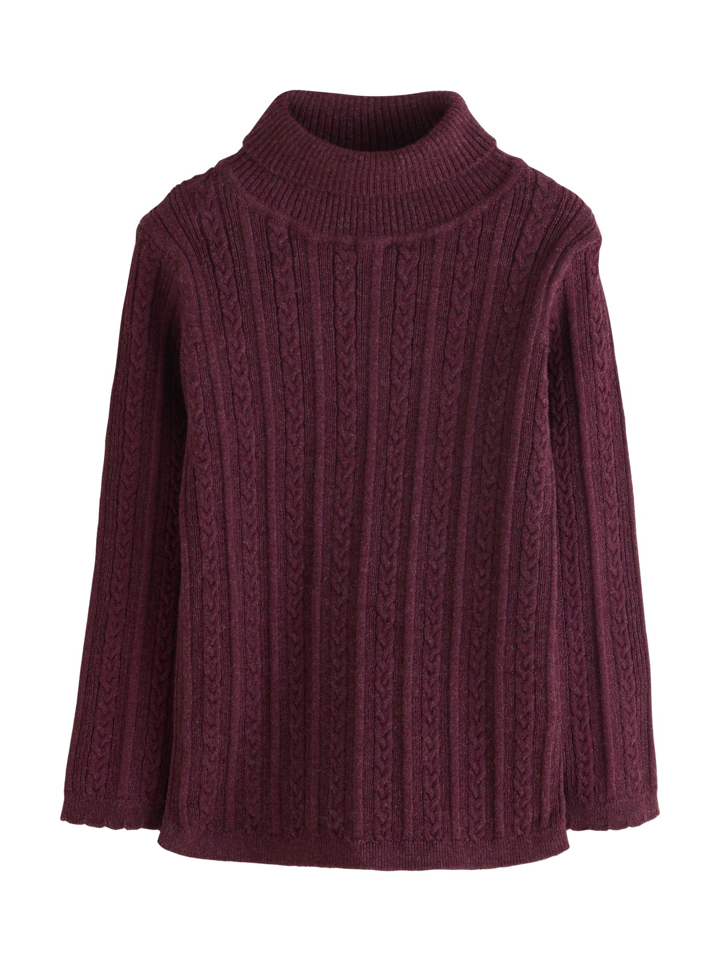 Next Pulóver - lila: elől