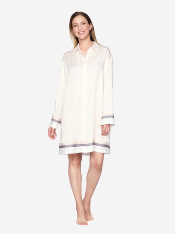 JOOP! Lounge Hemd ' Modern Deco ' in Beige