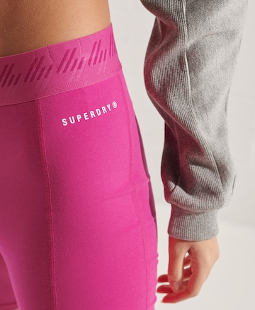 Superdry Skinny Sportbroek in Roze