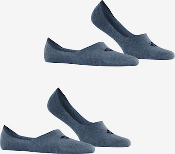 BURLINGTON Ankle Socks 'Everyday 2-Pack' in Blue: front