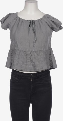 120% Lino Bluse XL in Grau: predná strana