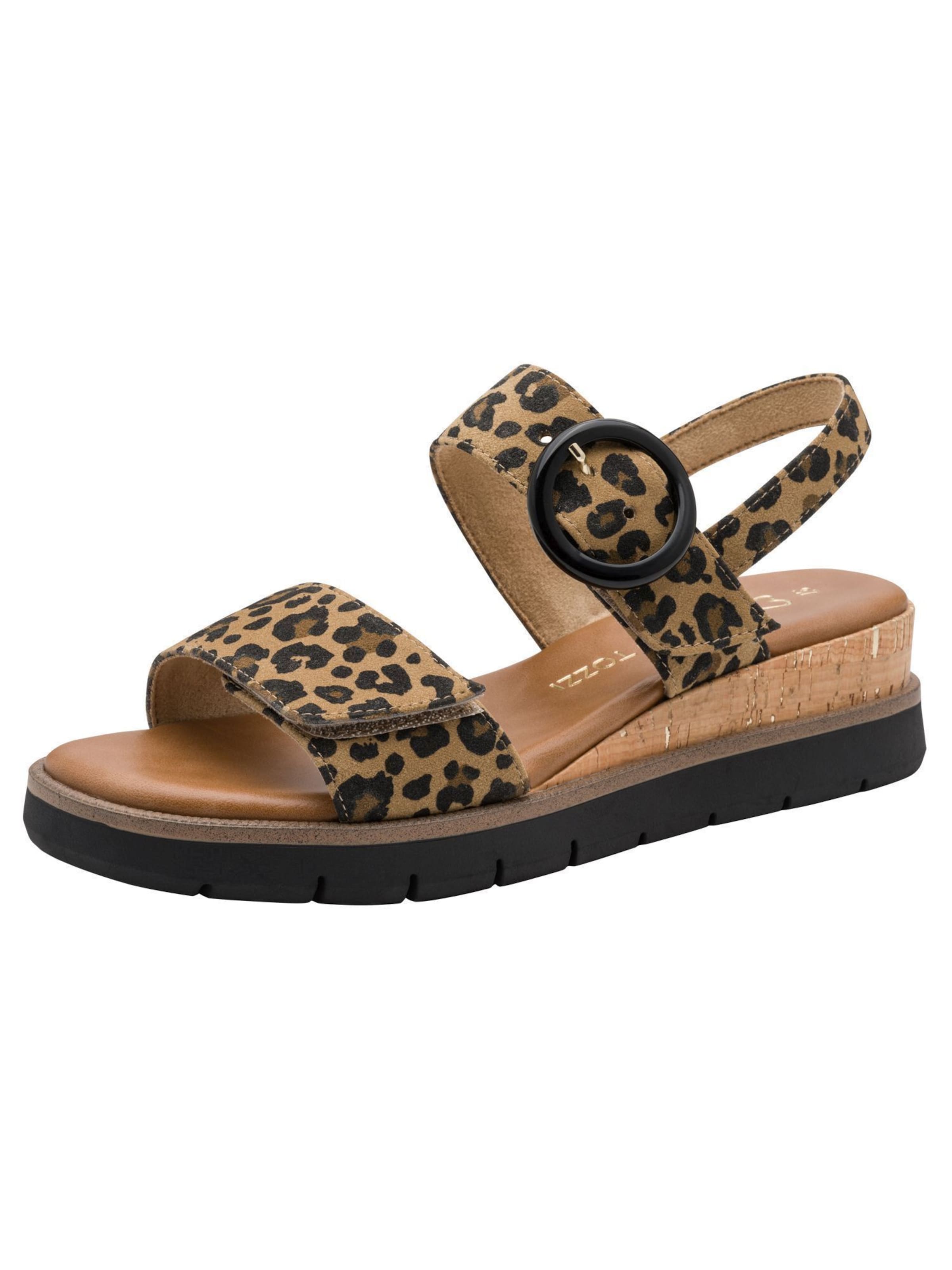 MARCO TOZZI Sandaal in Beige: voorkant