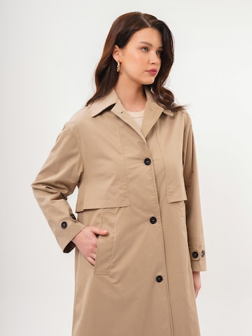 FRESHLIONS Between-Seasons Coat 'Cecilia' in Beige