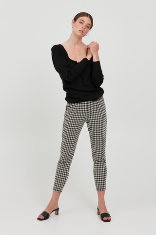 ICHI Slimfit Hose 'KATE CHECKY PA2' in Mischfarben