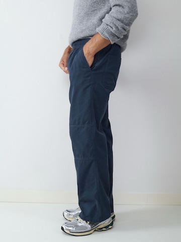 BALMOHK Loosefit Bukser i blå: forside