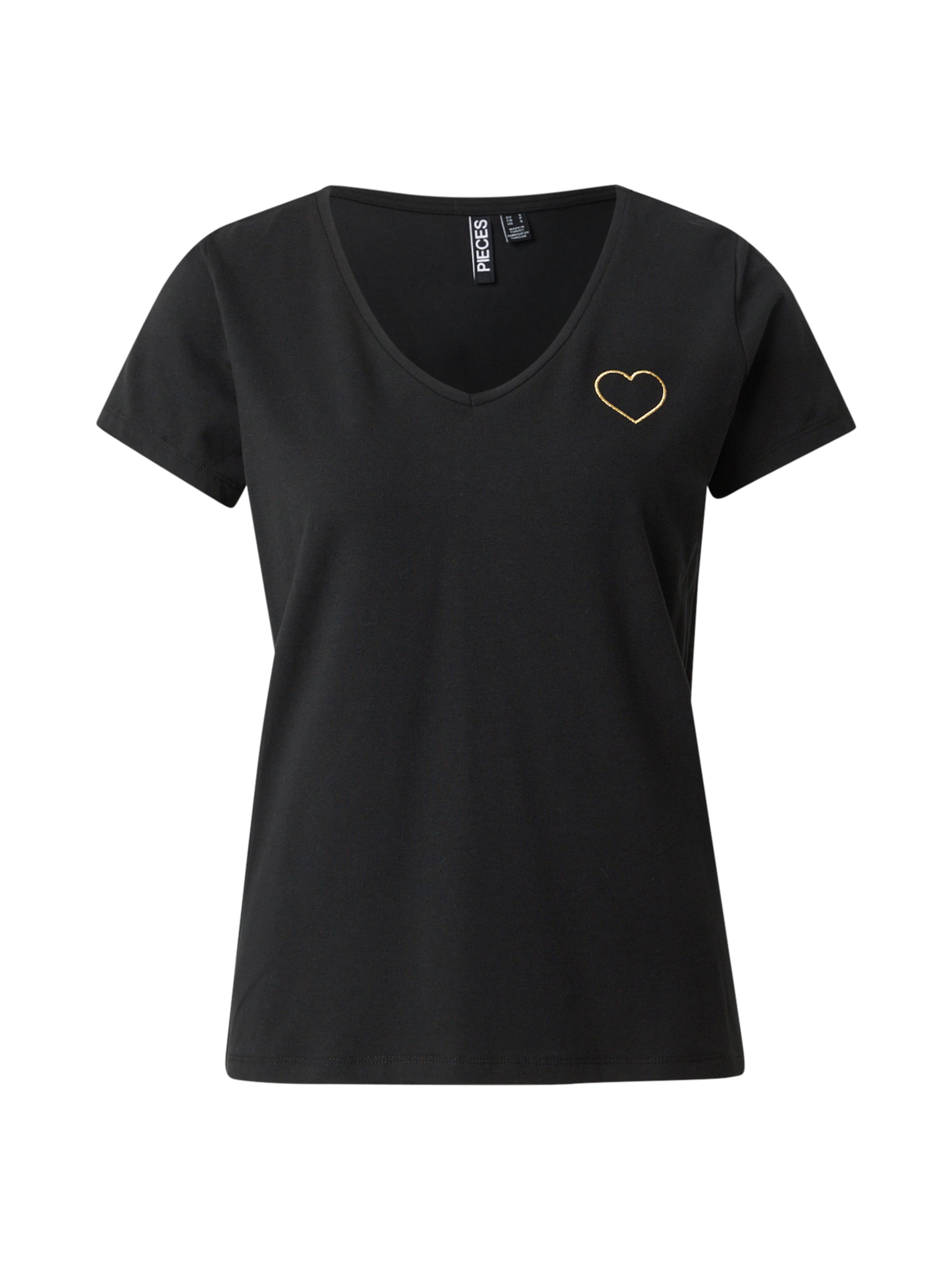 PIECES Shirt 'PCNEW BILLY' in Black: front