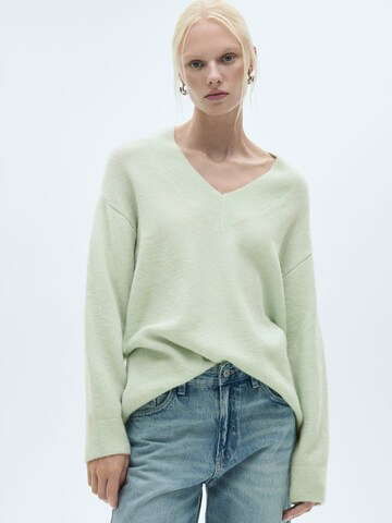 MANGO Pullover 'Molin' in Grün: Vorderseite