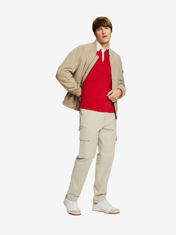 ESPRIT Regular Cargobroek in Beige