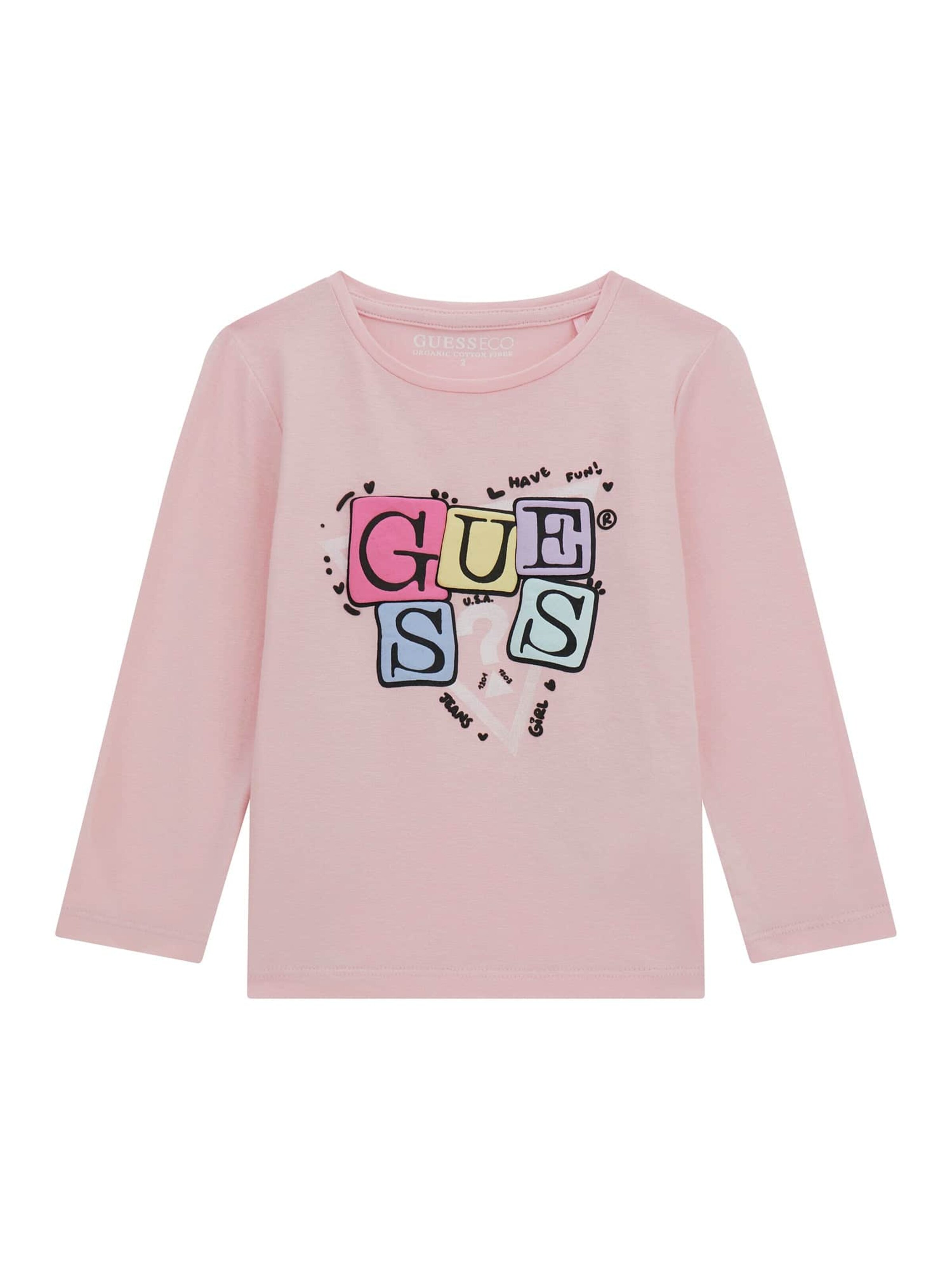 GUESS Shirt in Pink: front