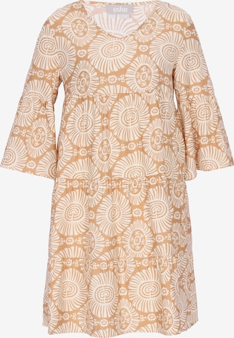Robe 'Casual' Usha en beige : devant