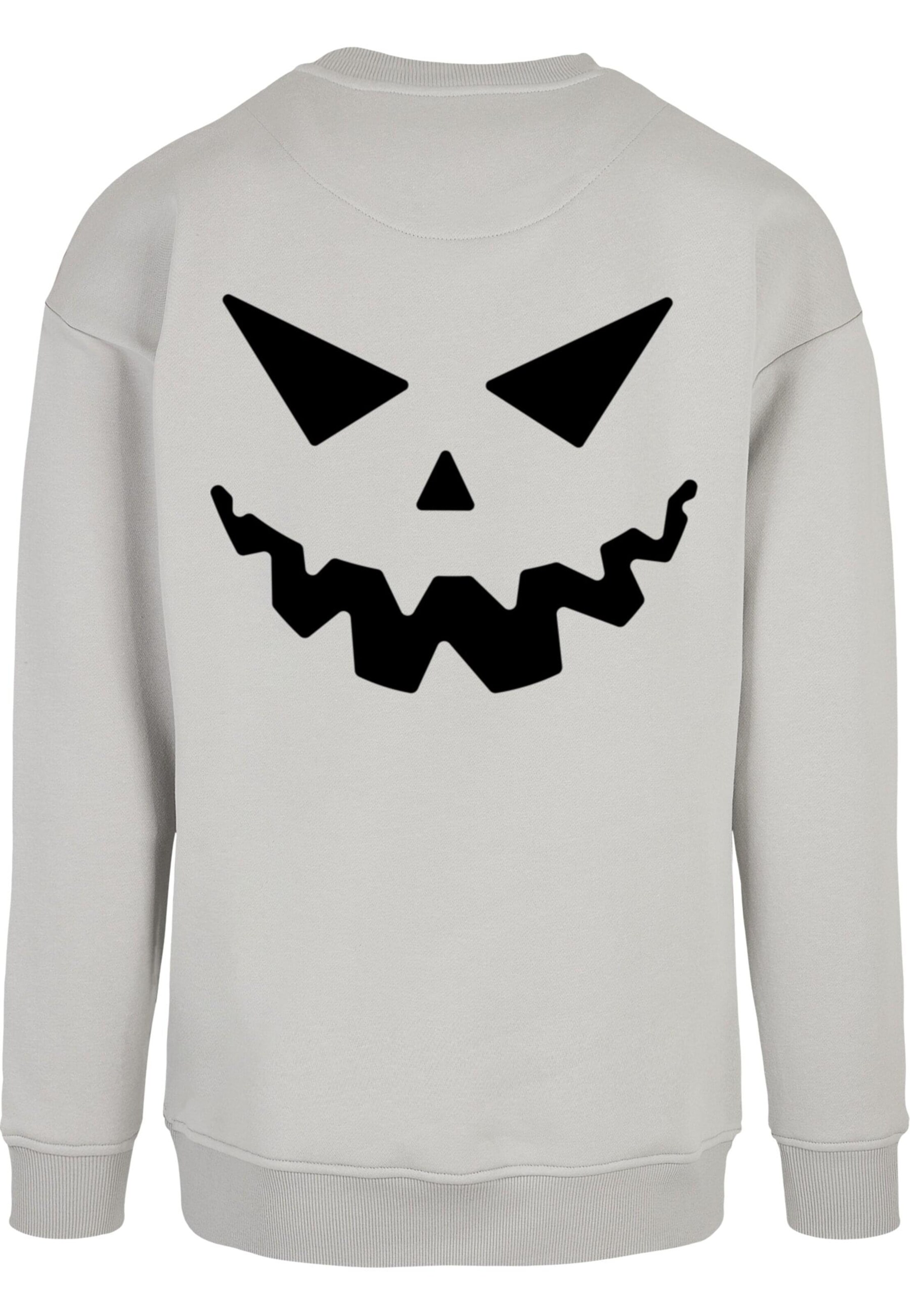 Merchcode Sweatshirt 'Halloween - Are You Scared' in Grey