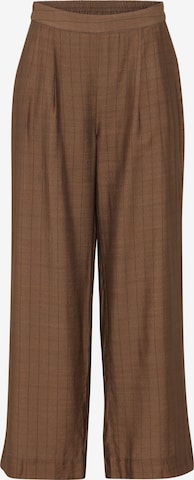 Fransa Bandplooibroek 'Ariana' in Bruin: voorkant