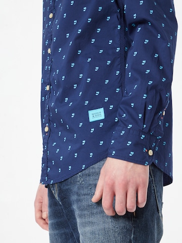 SCOTCH & SODA Regular Fit Hemd in Blau