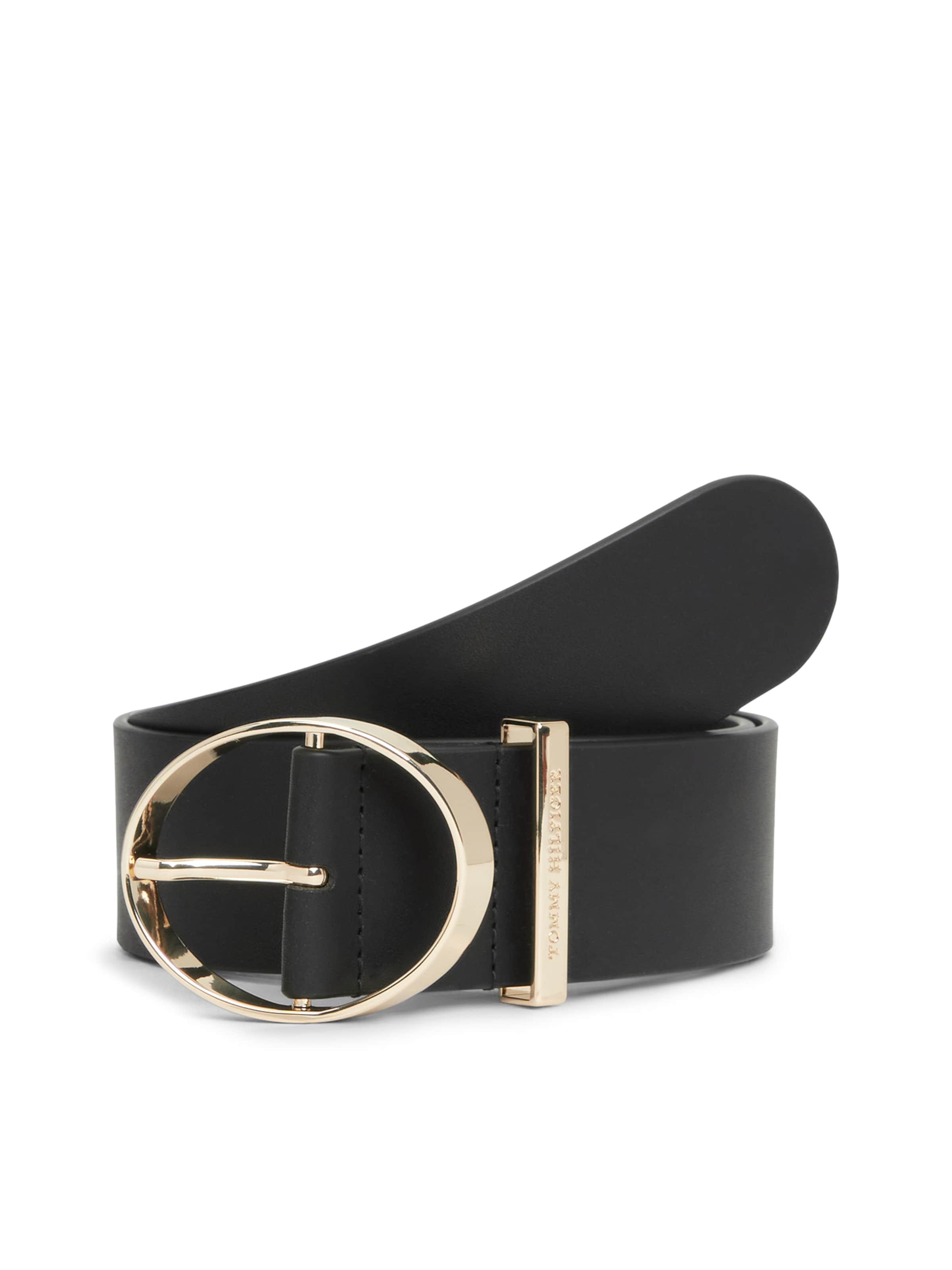 TOMMY HILFIGER Pas | črna barva