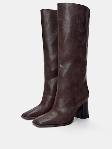 Bottes Pull&Bear en marron