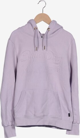Superdry Sweatshirt & Zip-Up Hoodie in L in Purple: front