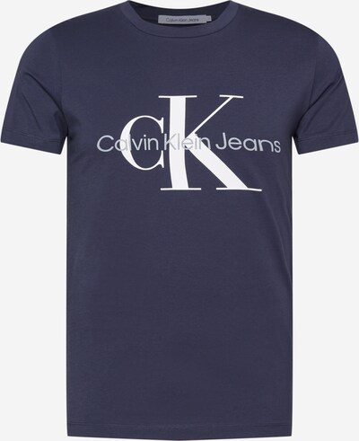 Calvin Klein Jeans T-Krekls, krāsa - jūraszils / pelēks / balts, Preces skats