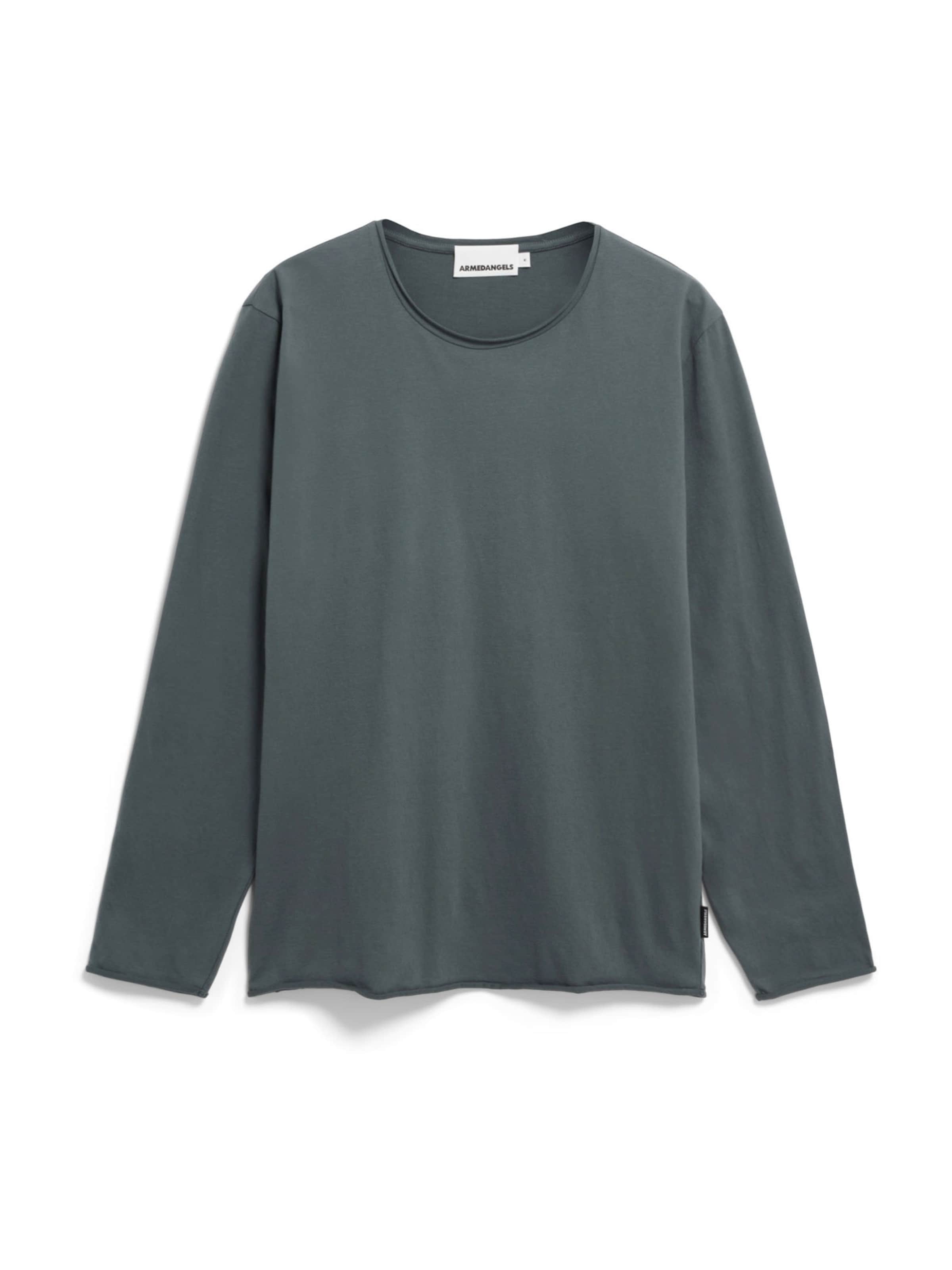 Tricou 'MAARKOS' de la ARMEDANGELS pe gri: față