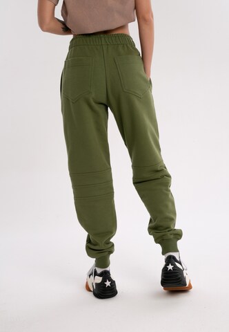 Regular Pantalon de sport ET Nos en vert