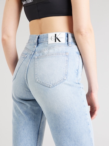 Calvin Klein Jeans Regularen Kavbojke 'HIGH RISE STRAIGHT' | modra barva